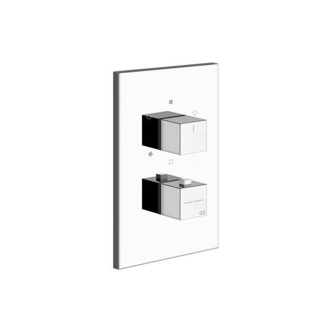 Gessi Rettangolo Shower 20190+09269 Thermostatic Shower Mixer + Recessed Part