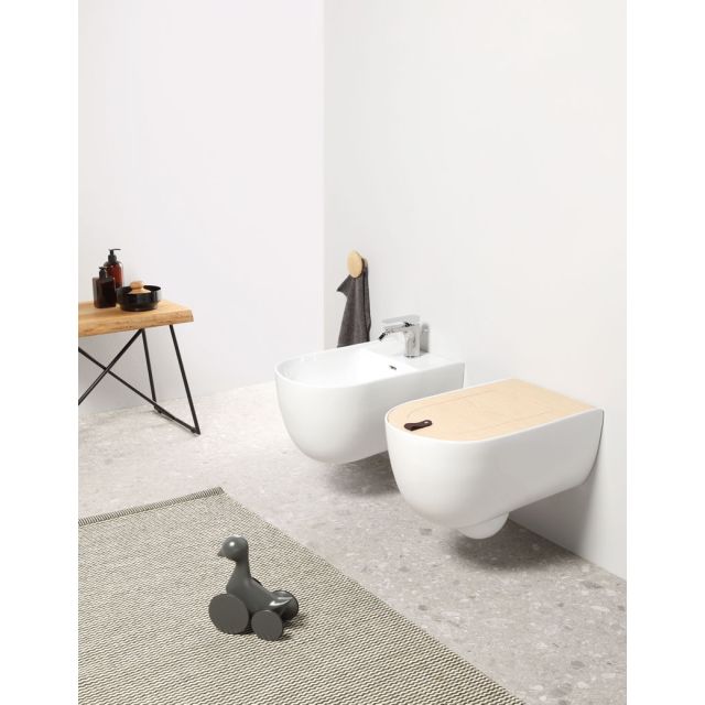 Artceram The One THV001+THA001+THB001 Suspended WC + Toilette Seat + Suspended Bidet