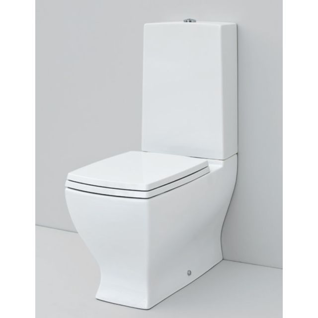 Artceram Jazz JZV003+JZC001+JZA006 Floor Mounted WC + Ceramic Cistern + Toilette Seat