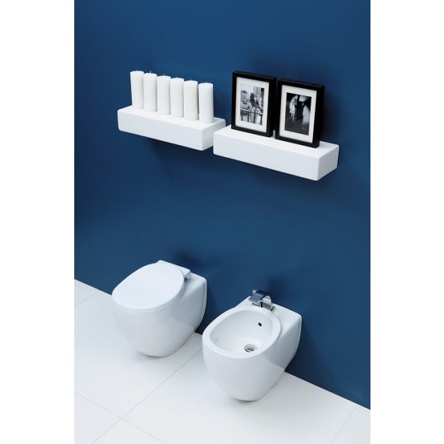 Flaminia IO IO117+IO217 Floor Mounted WC + Floor Mounted Bidet