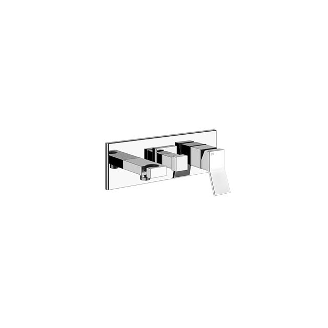 Gessi Rettangolo K 53140+44639 Shower Mixer + Recessed Part