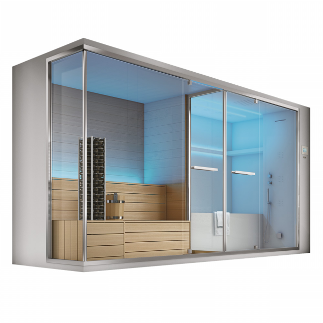 Hafro Olimpo SET50031 Turkish Bath + Shower + Bathtub + Sauna