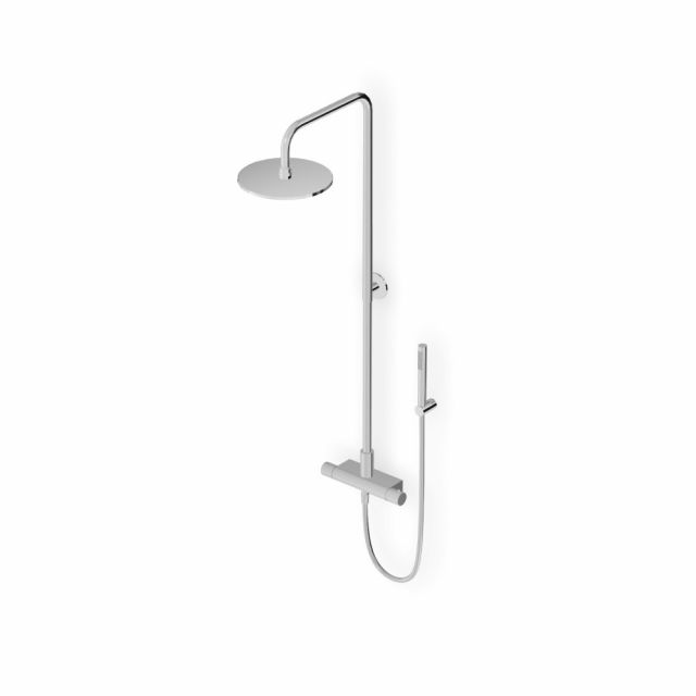 Zucchetti Pan S ZD1777 Shower column complete with external thermostat