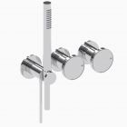 Gessi Origini 54139+66036 Shower mixer + Recessed part