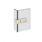 Gessi Shower G Unito 67082 90° glass-to-glass snap hinge