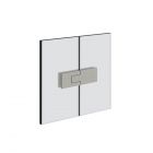 Gessi Shower G Rigato 67504 180° glass-to-glass snap hinge
