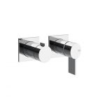 Gessi Inverso Rigato 73538+54073 Wall Mounted Shower Mixer + Recessed Part
