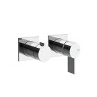 Gessi Inverso Diamantato 73638+54073 Wall Mounted Shower Mixer + Recessed Part