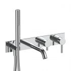 Fantini Nostromo Small E820B+R021A Bathtub Mixer + Recessed Part