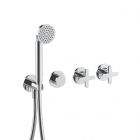 Fantini Icona Classic R017B+R017A Bathtub/Shower Group + Recessed Part