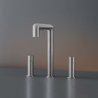 Cea Design Cartesio CAR 24 Three-hole faucet with swivelling spout 