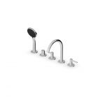 Zucchetti Isy22 ZIS3513 5-hole deck-mounted bath mixer