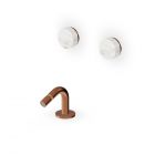 Zucchetti Isy22 ZIS4751.P91 Bidet mixer with deck-mounted spout