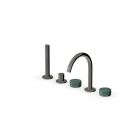 Zucchetti Isy22 ZIS6533.C50 5-hole deck-mounted bath mixer