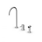 Zucchetti Pan S ZPA278 Single-lever mixer with swivel spout and side shower