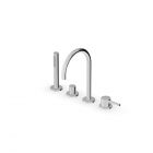 Zucchetti Pan S ZPA513 4-hole single-lever bath mixer