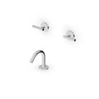 Zucchetti Pan S ZPA5775 Bidet mixer with deck-mounted spout