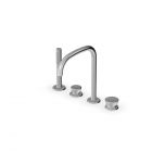 Zucchetti Sablier ZSL514.X 4-hole single-lever bath mixer