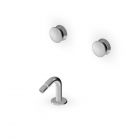 Zucchetti Sablier ZSL5737.X Bidet mixer with deck-mounted spout