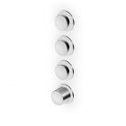 Zucchetti Sablier ZSL803.X Thermostatic shower mixer with 3 stop valves