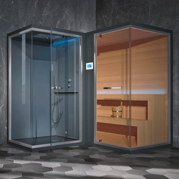 Hafro Ethos L SEL40011 Turkish Bath + Shower + Sauna