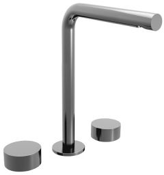 Fantini Aboutwater AF/21 Acciaio 2793 A207WF 3 Hole high basin faucet