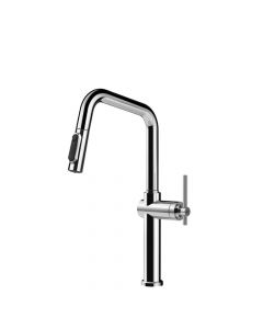 Gessi Habito Filtered 60852+01595 Pull-Out Kitchen Mixer