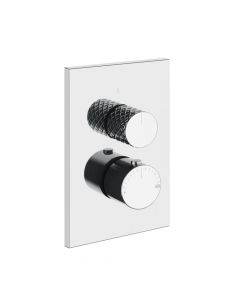 Gessi Habito Intreccio 70139+09269 Thermostatic Shower Mixer + Recessed Part