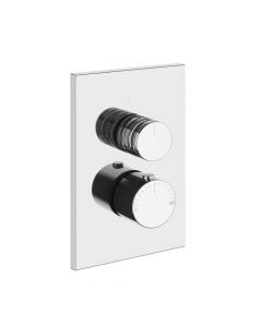 Gessi Habito Trame 70331+09269 2 Ways Thermostatic Mixer + Recessed Part