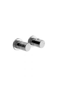 Gessi Habito Trame 70336+54169 3 Ways Thermostatic Shower Mixer + Recessed Part