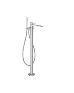 Gessi Inverso Rigato 73528+46189 Freestanding Bathtub Mixer + Recessed Part