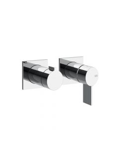 Gessi Inverso Rigato 73538+54073 Wall Mounted Shower Mixer + Recessed Part