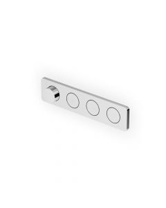 Zucchetti Hoop ZHO822 3-Button Thermostatic Shower Mixer