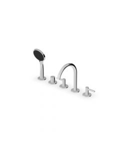 Zucchetti Isy22 ZIS3513 5-hole deck-mounted bath mixer