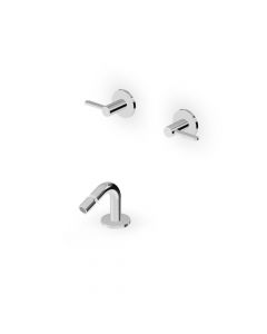 Zucchetti Isy22 ZIS3751 Bidet mixer with deck-mounted spout