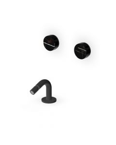 Zucchetti Isy22 ZIS5751.N6 Bidet mixer with deck-mounted spout