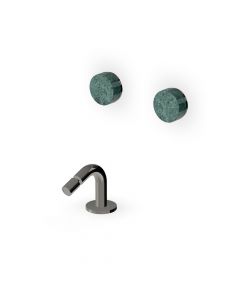 Zucchetti Isy22 ZIS6751.C50 Bidet mixer with deck-mounted spout