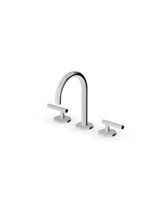 Zucchetti Pan S ZPA5345 3-hole basin mixer with low spout