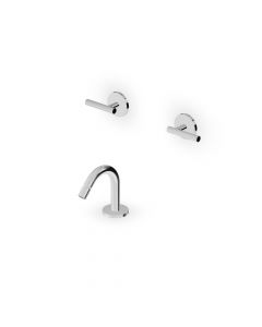 Zucchetti Pan S ZPA5775 Bidet mixer with deck-mounted spout