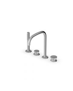 Zucchetti Sablier ZSL514.X 4-hole single-lever bath mixer