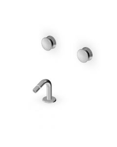 Zucchetti Sablier ZSL5737.X Bidet mixer with deck-mounted spout