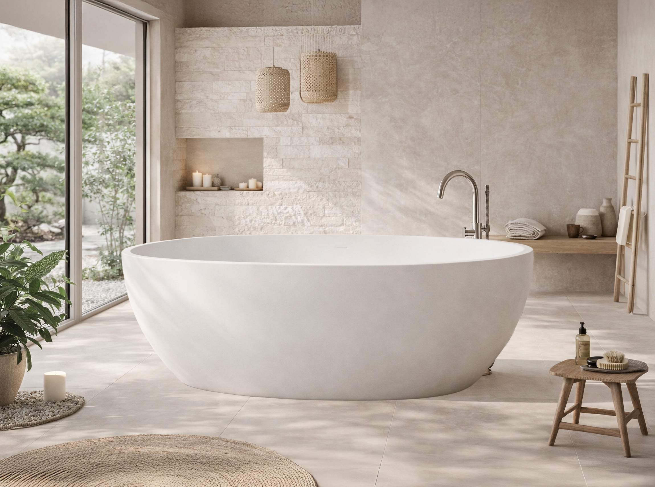 Bathtub material: guide to choosing and cleaning